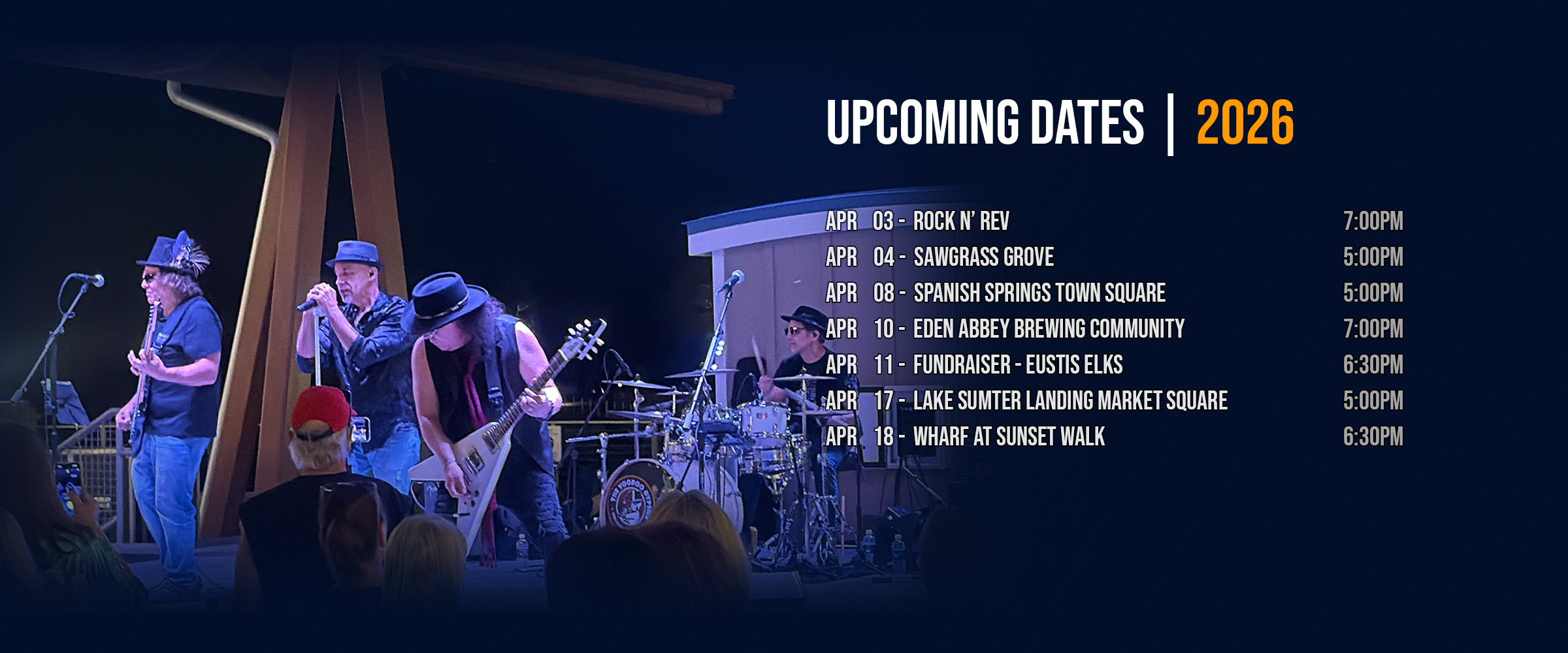 The Voodoo Gypsies - April 2026 performance schedule!