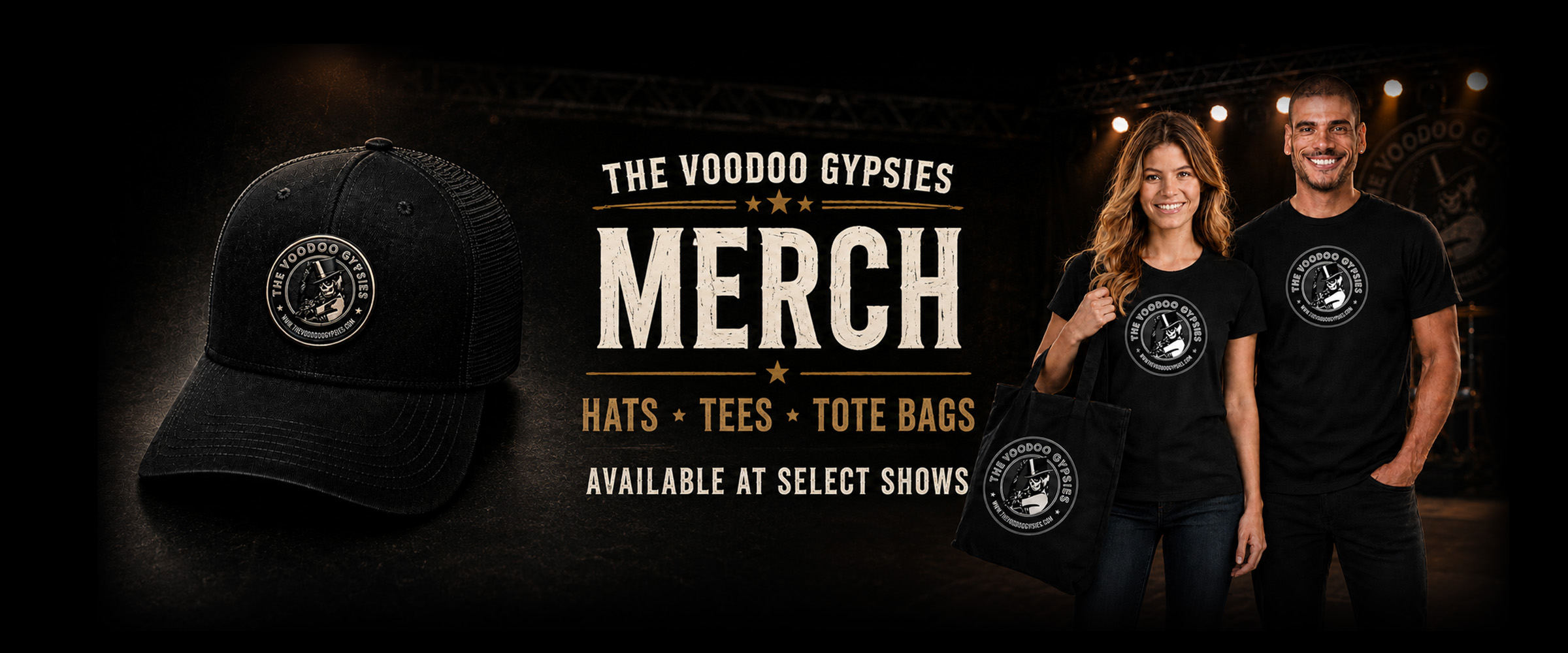 The Voodoo Gypsies - Trucker Hats, Tees and Tote Bags!