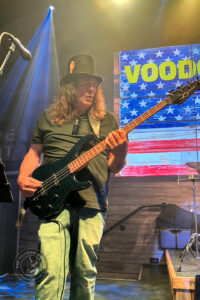 Marcel Lautenier (Bass/Vocals) with The Voodoo Gypsies.
