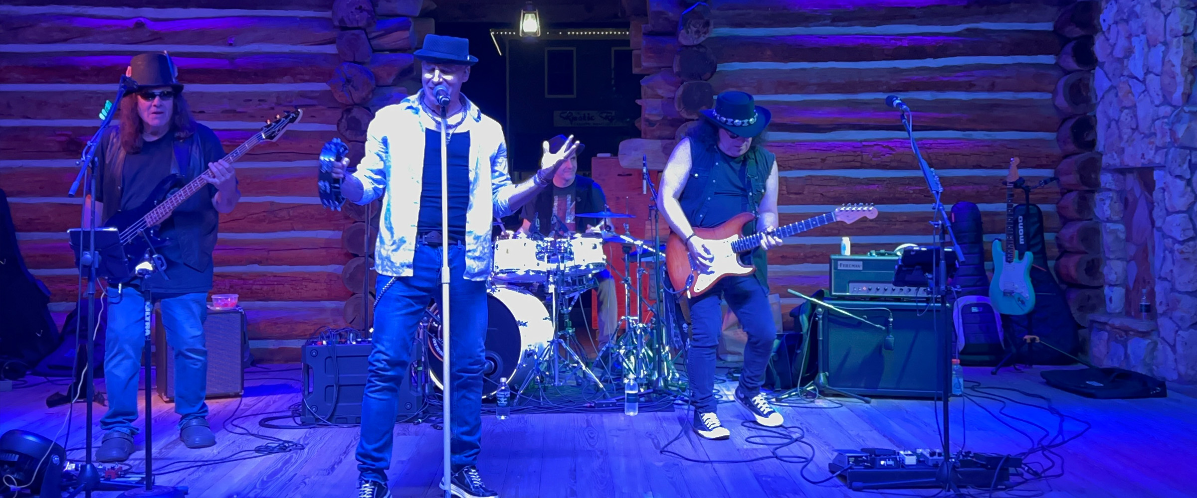 The Voodoo Gypsies - Classic rock cover band from Central Florida performing at The Villages- Brownwood Paddock Square in February 2025.