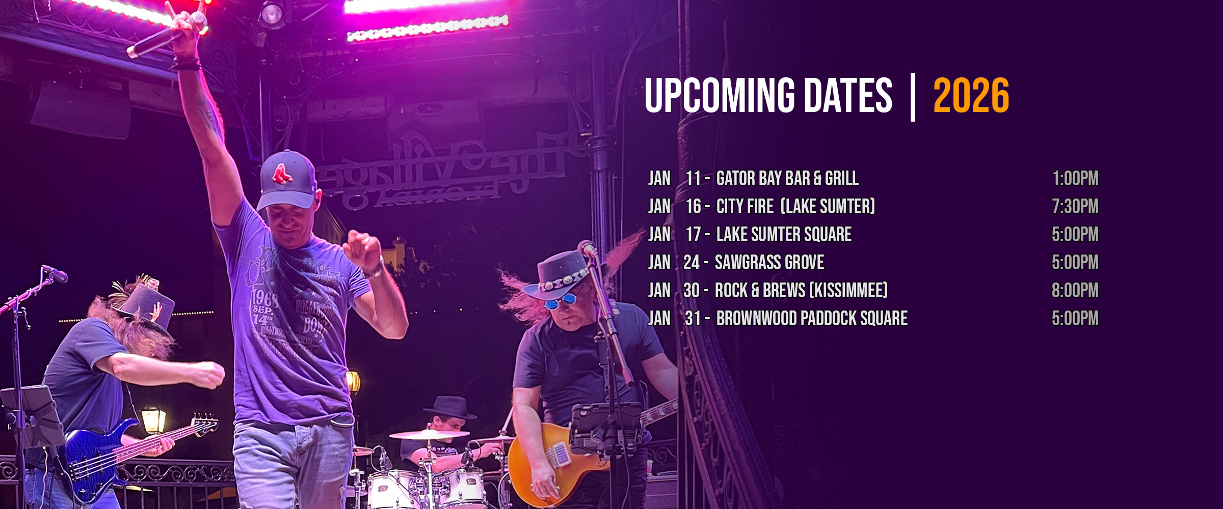 The Voodoo Gypsies - January 2026 performance schedule!