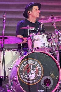 Chris Valentino (Drums) with The Voodoo Gypsies.